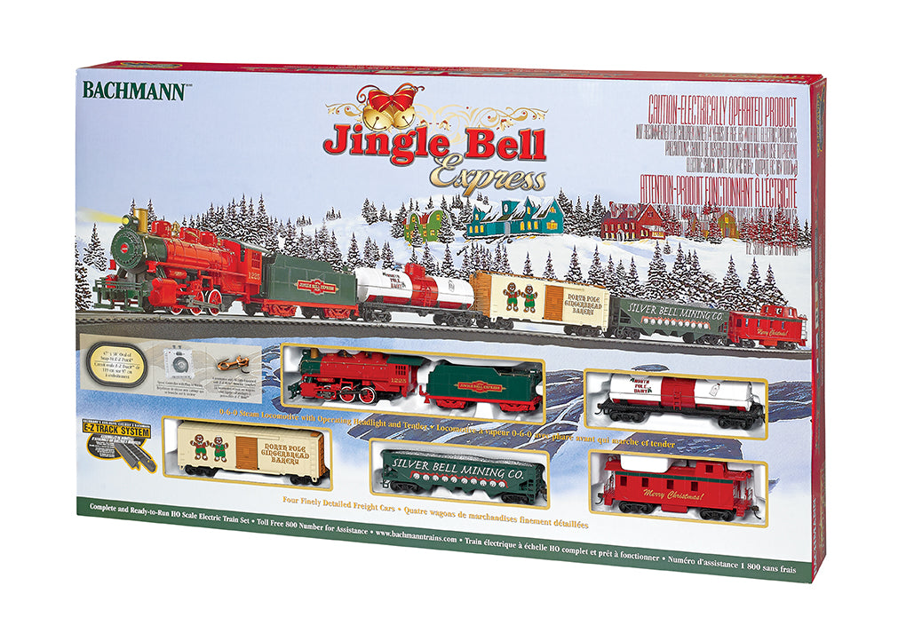 00724 JINGLE BELL EXPRESS FREIGHT TRAIN SET-HO