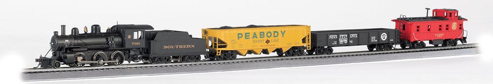 00825 ECHO VALLEY STEAM FREIGHT TRAIN SET-HO
