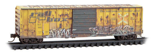 02544442 SAN LUIS CENTRAL EX-RAILBOX PLUG DOOR BOXCAR-N