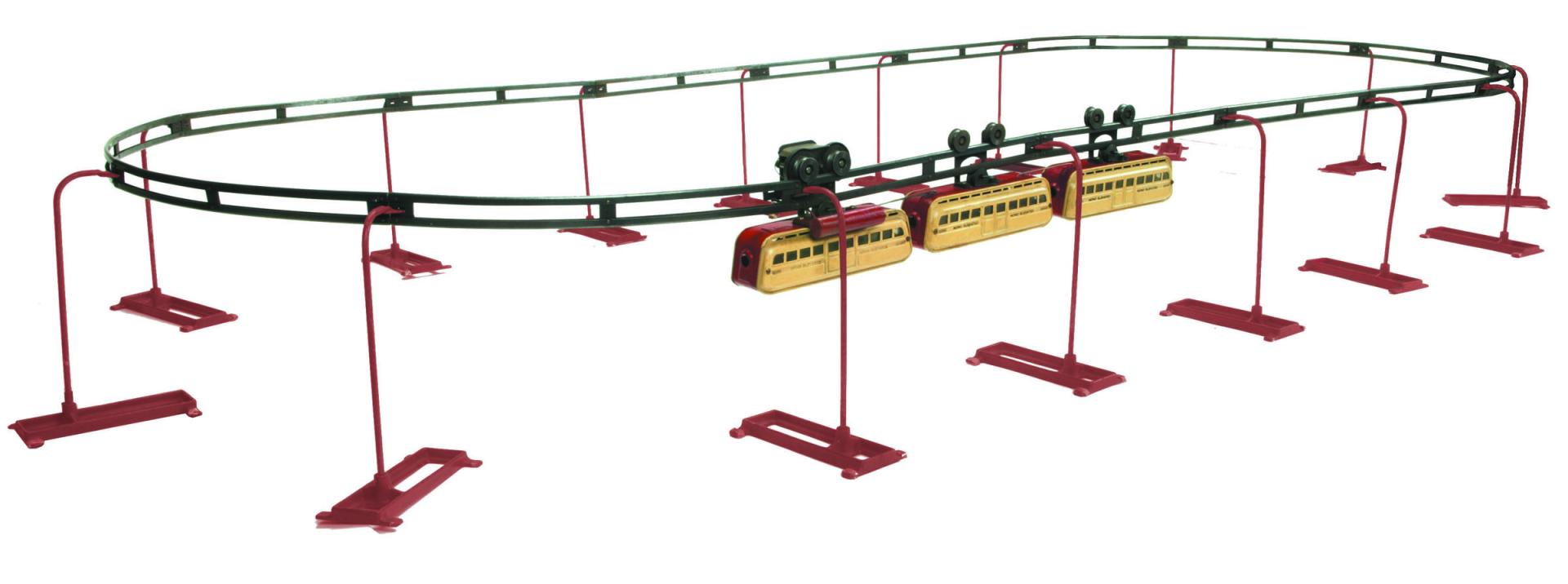 10-3051-1 LELAND-DETROIT MONORAIL SET RED-O