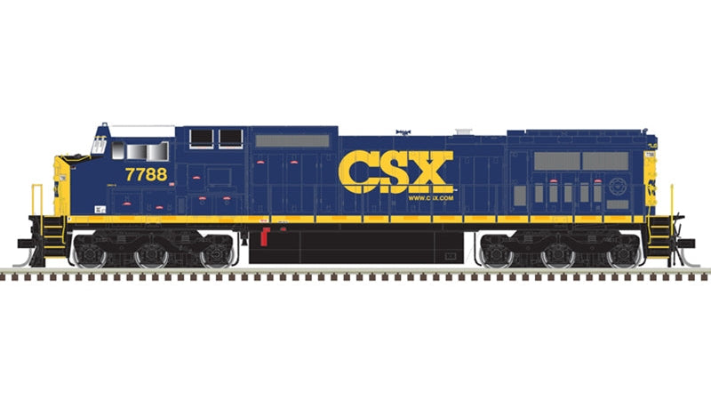 10004482 CSX (YN3.COM) GE DASH 8-40CW #7788-HO