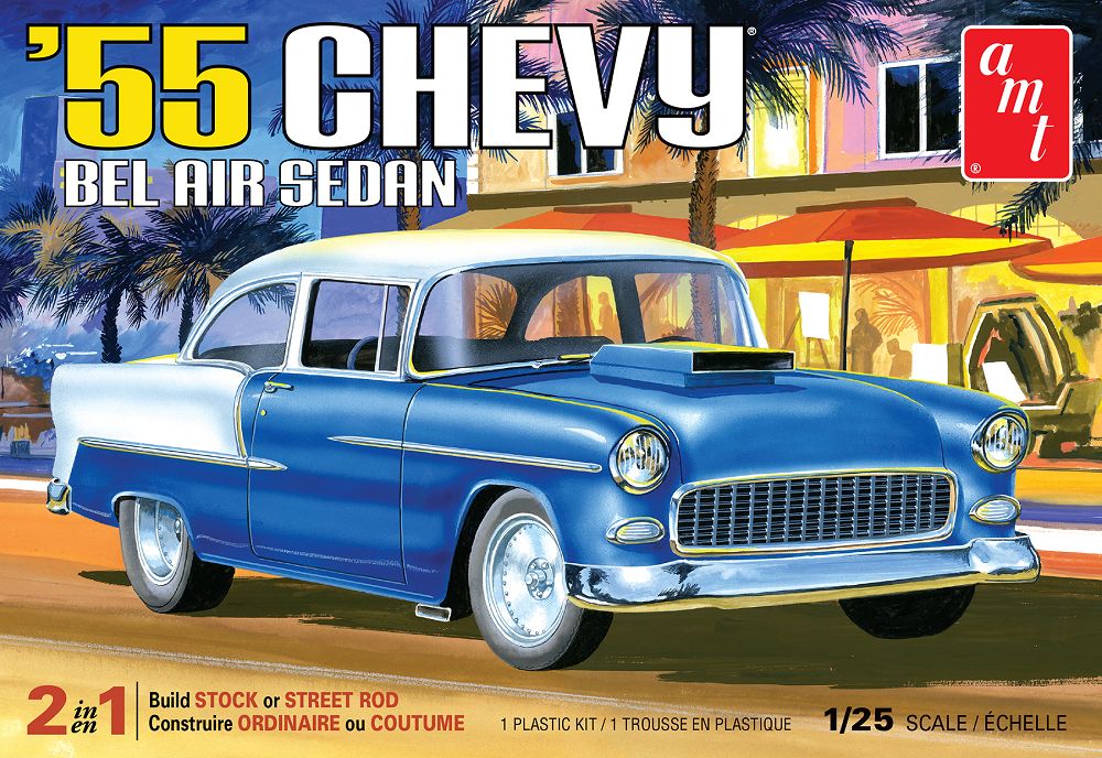 1119 '55 CHEVY BEL AIR SEDAN-1:25 SCALE