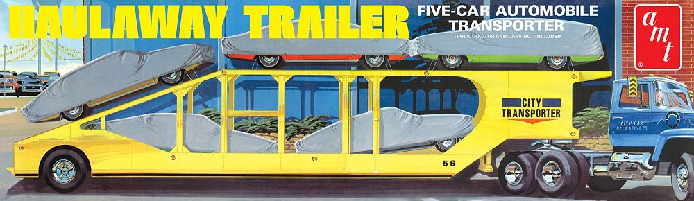 1193 FIVE-CAR HAULAWAY TRAILER-1:25 SCALE