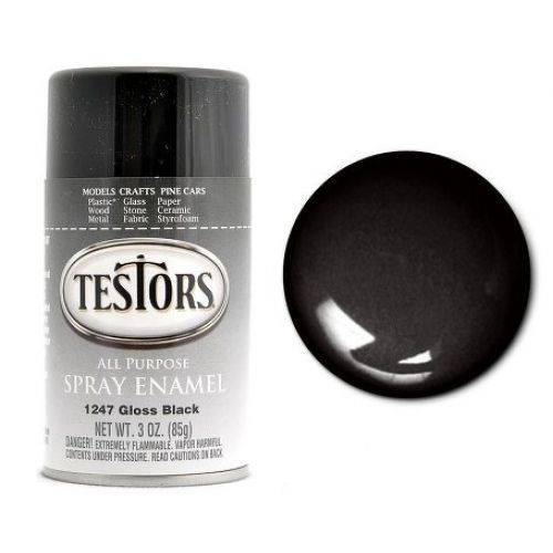 1247 GLOSS BLACK-3 oz. Spray