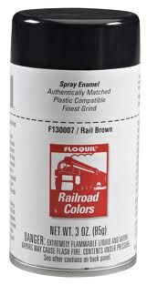 130007 RAIL BROWN SPRAY-3 oz. Spray