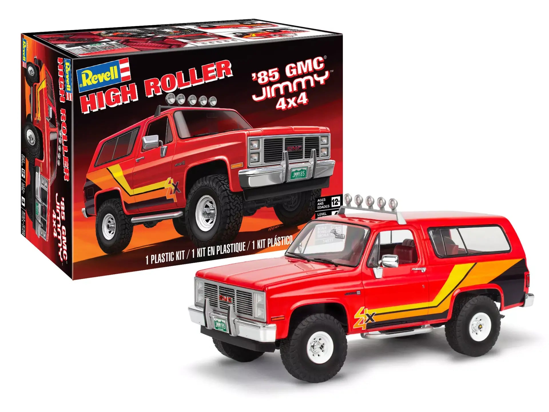 14577 '85 GMC JIMMY 4X4 HIGH ROLLER-1:25 SCALE