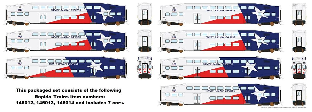 146012 TRE COMMUTER TRAIN SET-HO