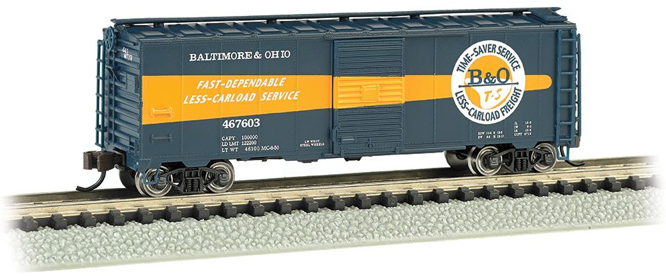17064 BALTIMORE & OHIO BOXCAR-N