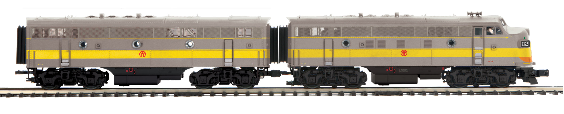 20-21610-1 NEW YORK ONTARIO & WESTERN #821 F3A-B SET-O