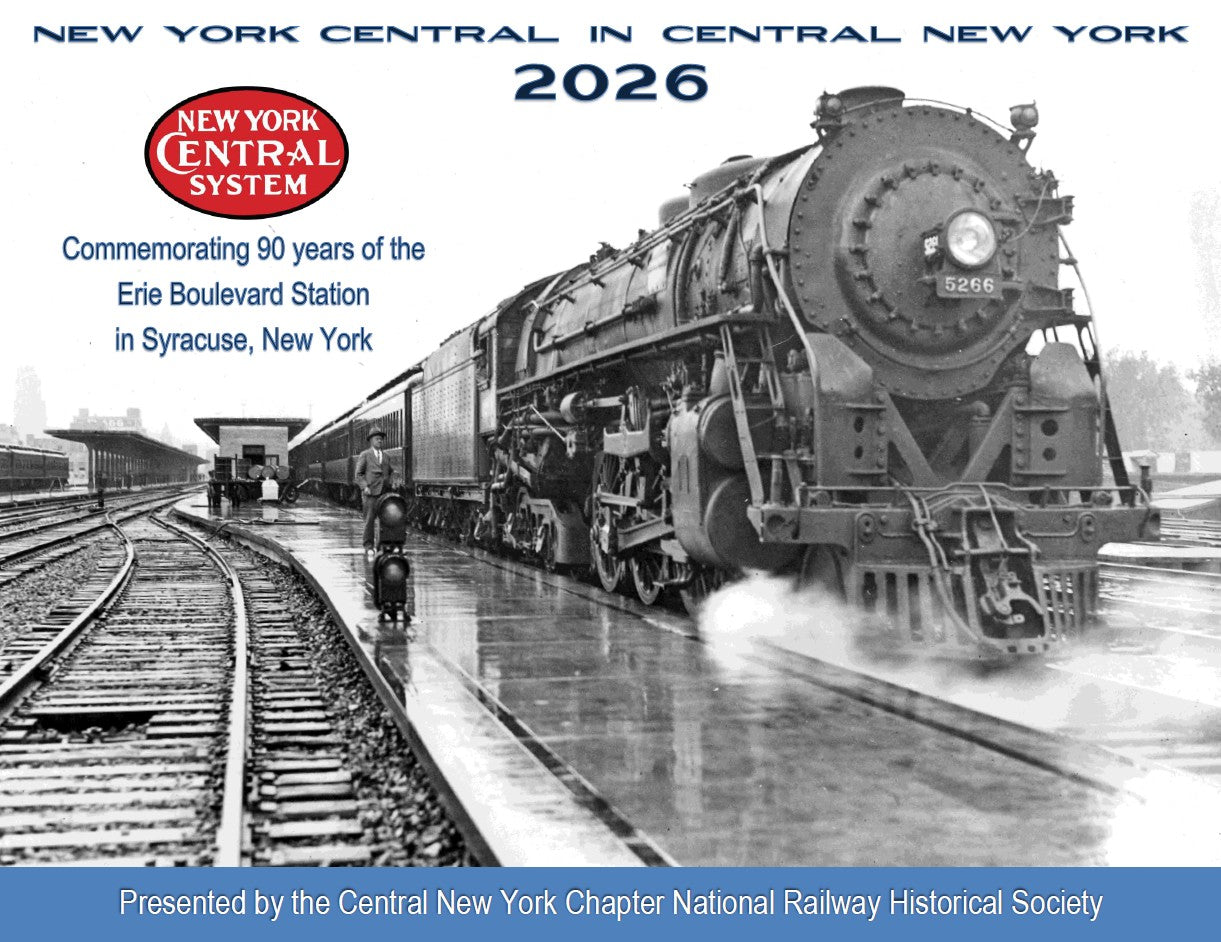 2026 NEW YORK CENTRAL IN CENTRAL NEW YORK CALENDAR