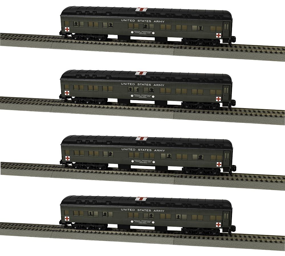 2119310 AMERICAN FLYER ARMY HOSPITAL PASSENGER CAR SET-S