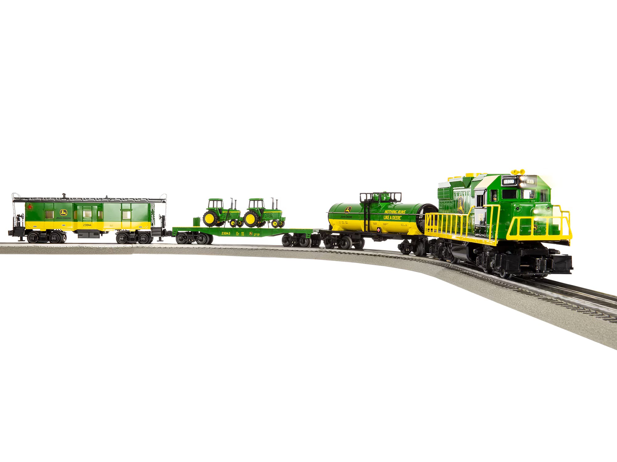 2123040 JOHN DEERE DIESEL FREIGHT TRAIN SET-O