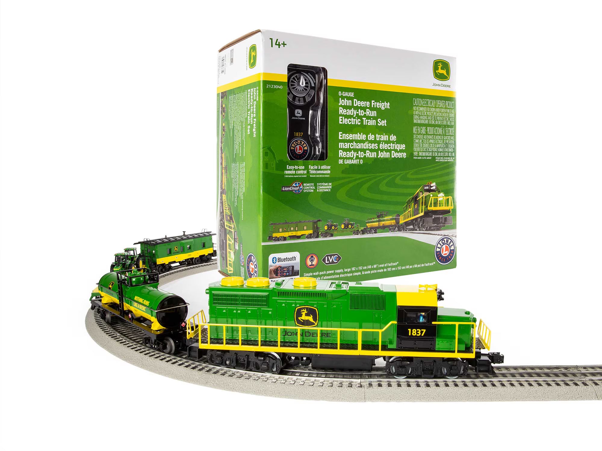 2123040 JOHN DEERE DIESEL FREIGHT TRAIN SET-O