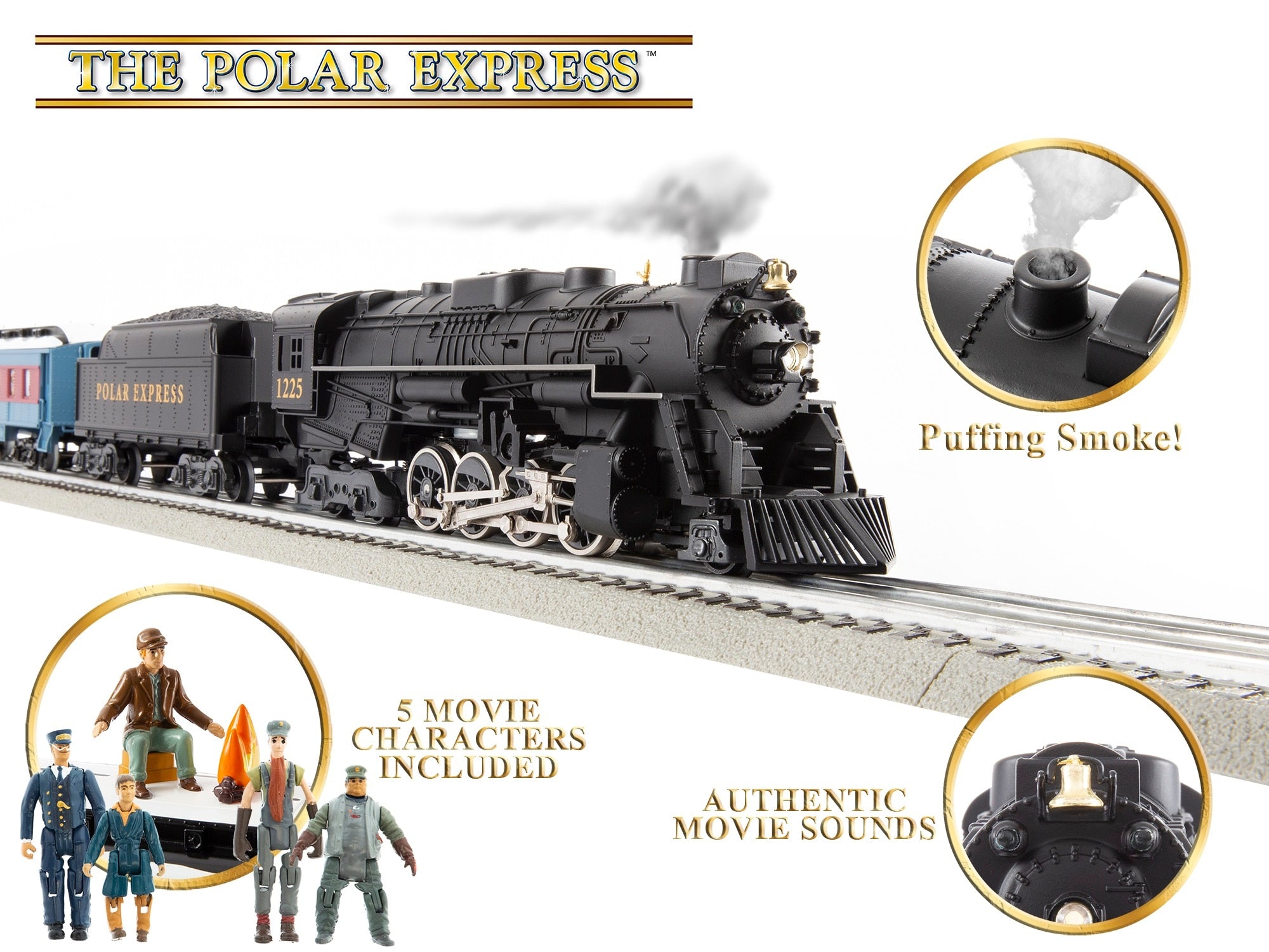 2123130 THE POLAR EXPRESS ELECTRIC TRAIN SET-O