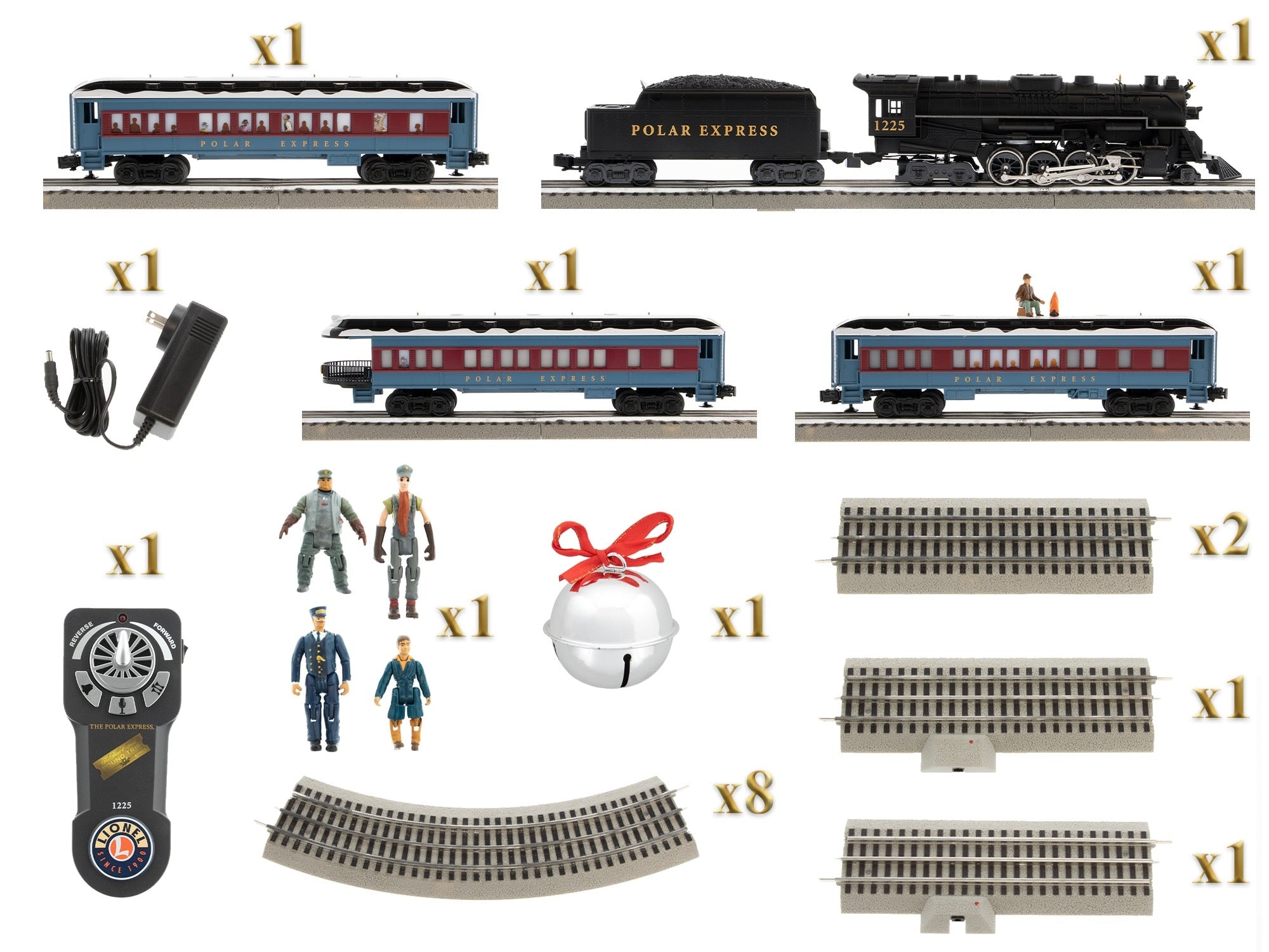 2123130 THE POLAR EXPRESS ELECTRIC TRAIN SET-O