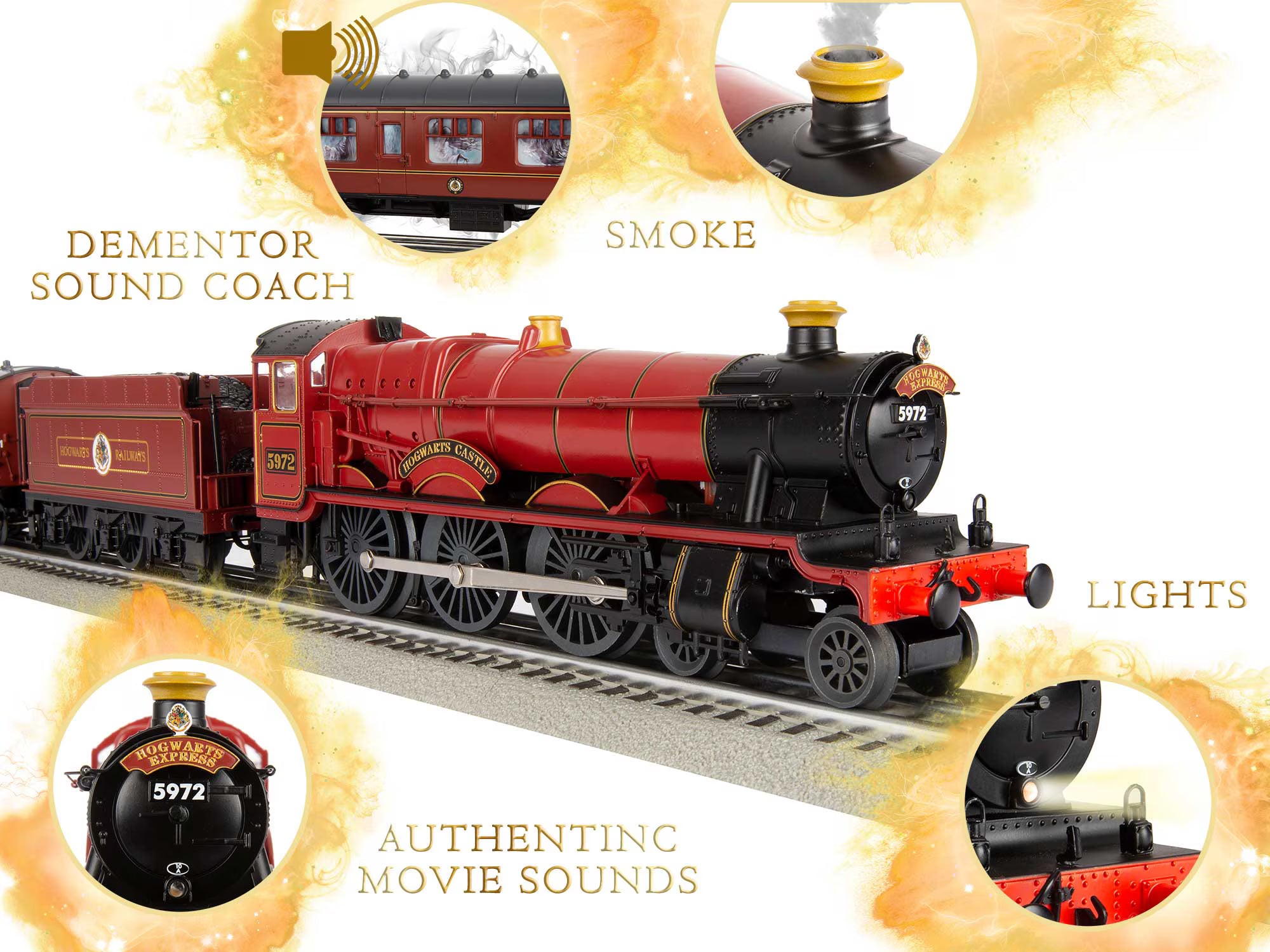 2123140 HARRY POTTER HOGWARTS EXPRESS TRAIN SET-O