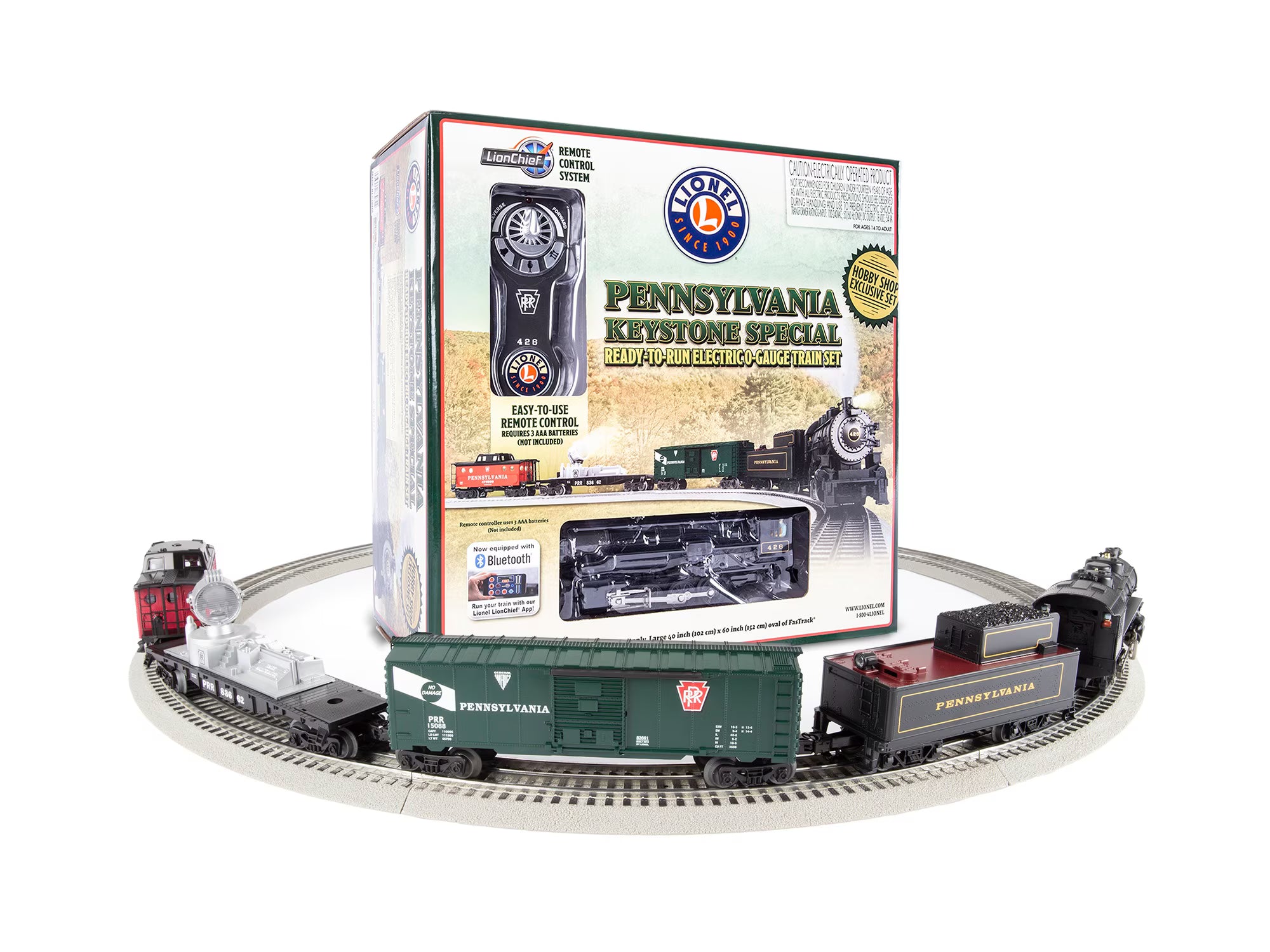2123200 PENNSYLVANIA KEYSTONE SPECIAL STEAM FREIGHT TRAIN SET-O
