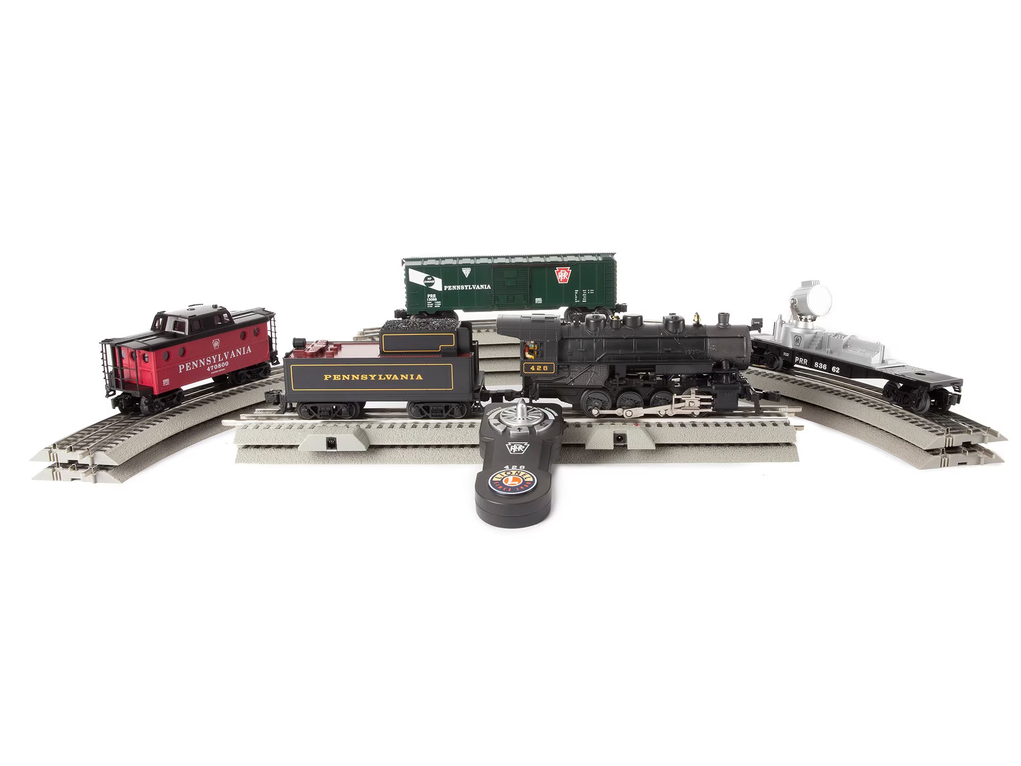 2123200 PENNSYLVANIA KEYSTONE SPECIAL STEAM FREIGHT TRAIN SET-O