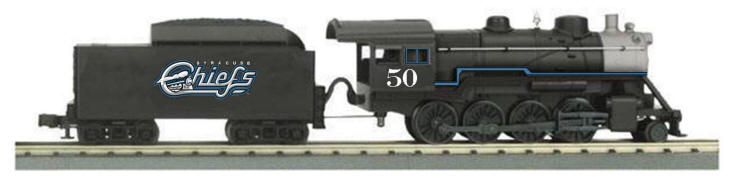 21802010 SYRACUSE CHIEFS 2-8-0 STEAM LOCOMOTIVE-O