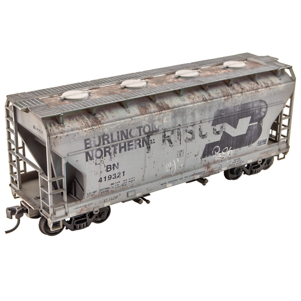 2200001 BURLINGTON NORTHERN 2-BAY COVERED HOPPER-HO
