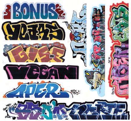 2262 GRAFFITI DECAL SET #13-HO