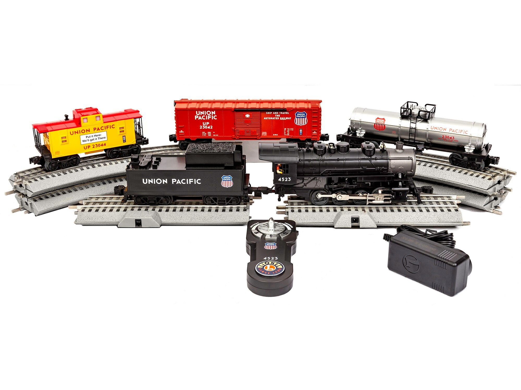 2323090 UNION PACIFIC FLYER STEAM FREIGHT TRAIN SET-O