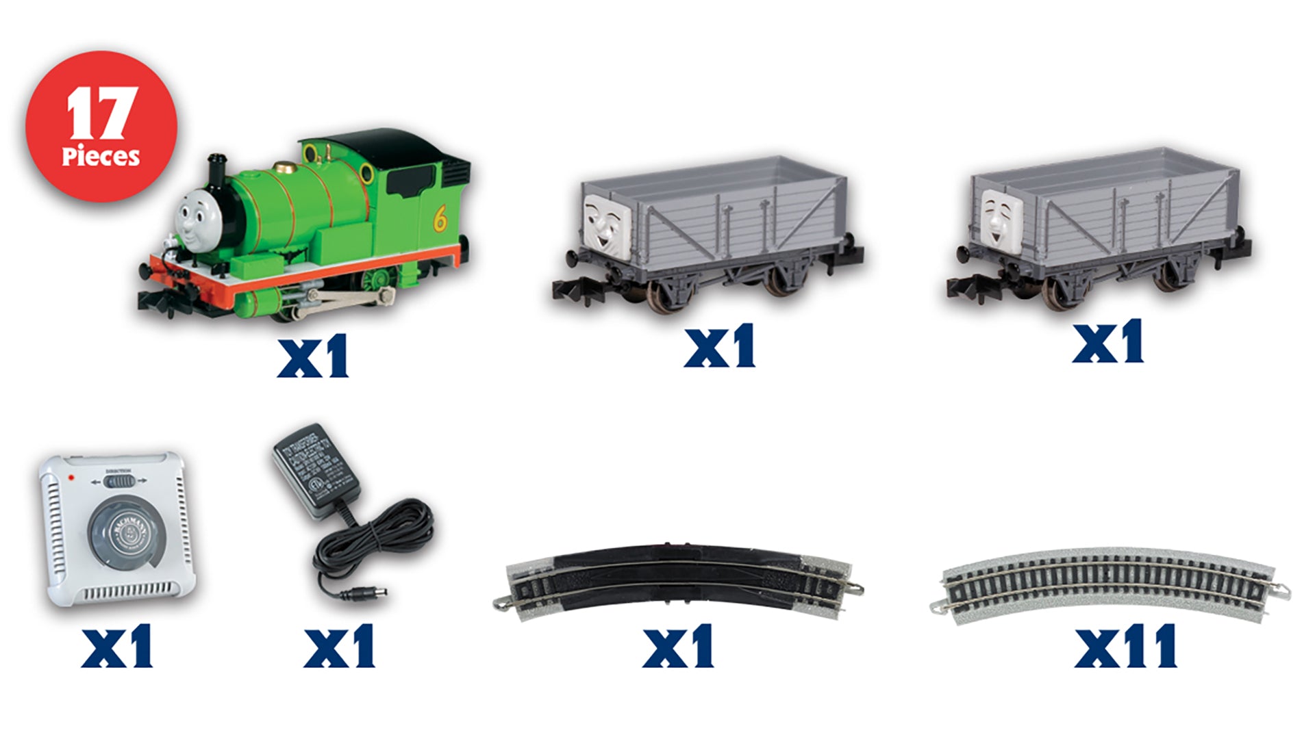 24030 PERCY & TROUBLESOME TRUCKS FREIGHT TRAIN SET-N