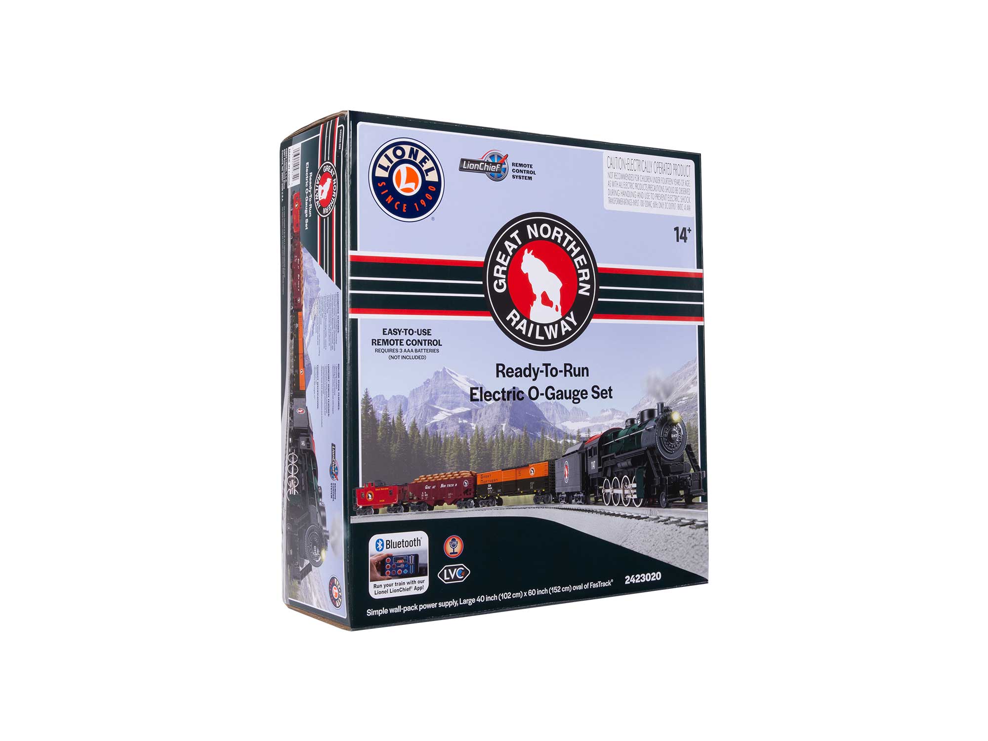 2423020 GREAT NORTHERN RAILWAY STEAM FREIGHT TRAIN SET-O