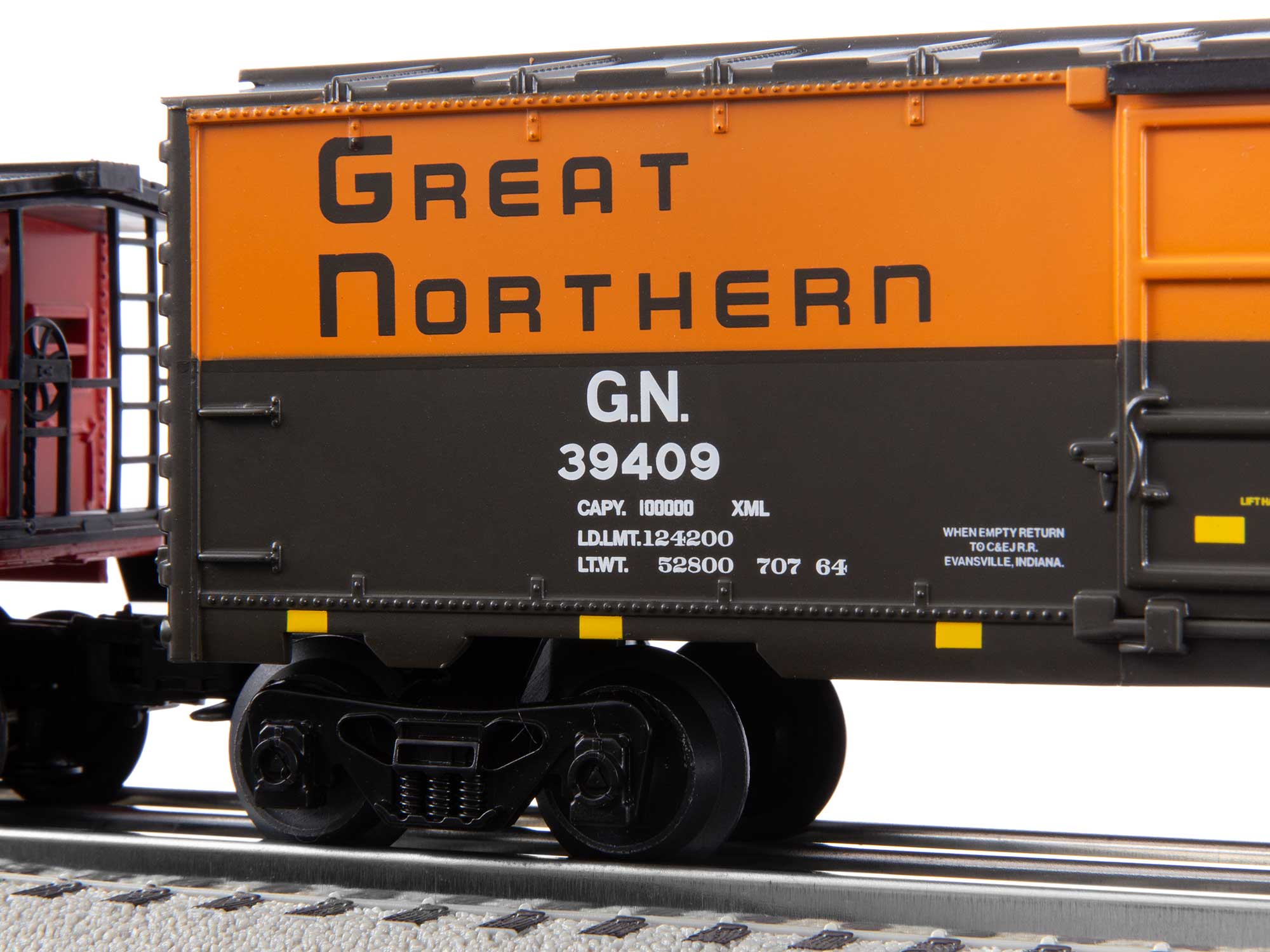 2423020 GREAT NORTHERN RAILWAY STEAM FREIGHT TRAIN SET-O
