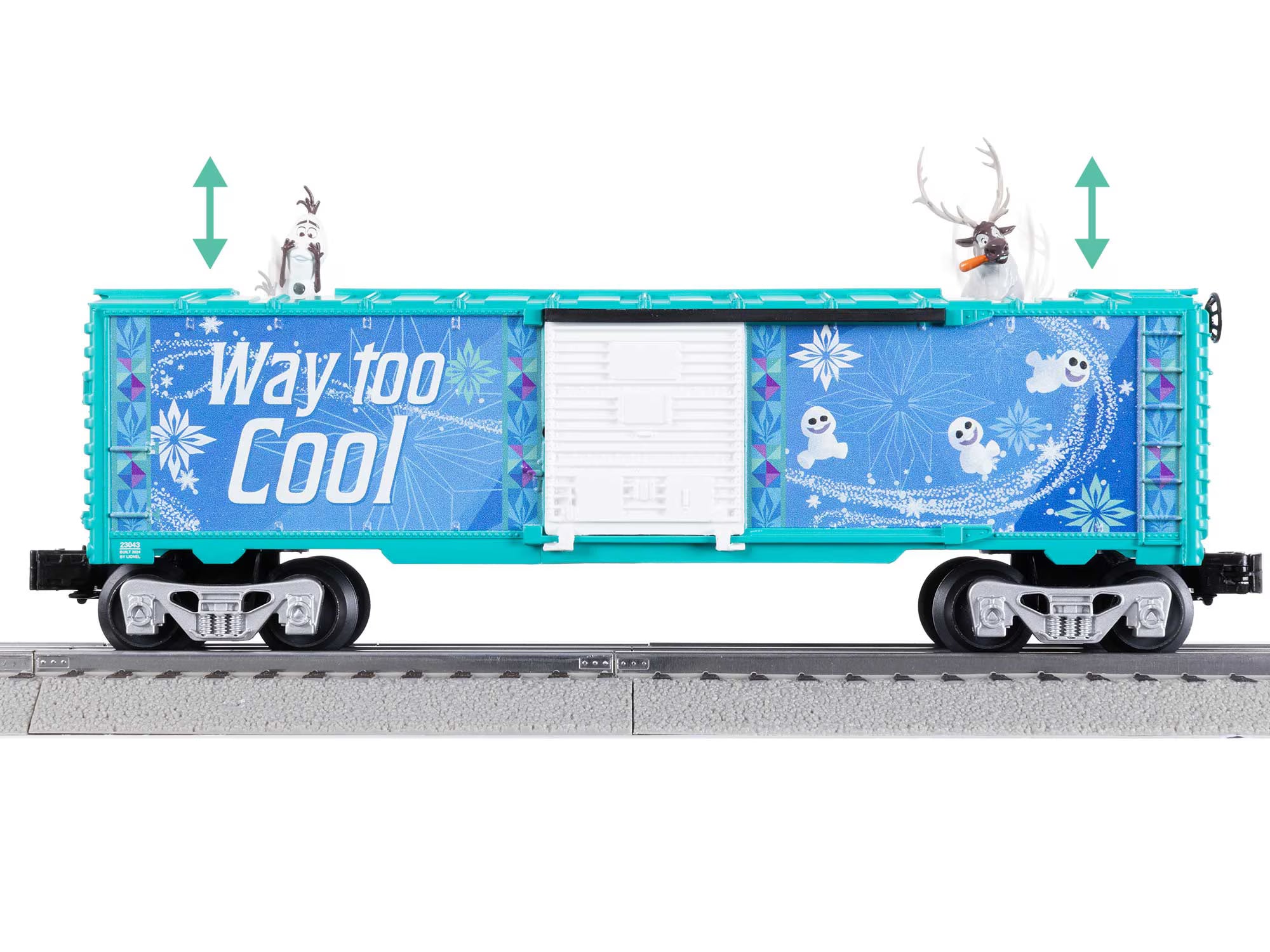 2423040 DISNEY'S FROZEN OLAF WINTER FREIGHT TRAIN SET-O