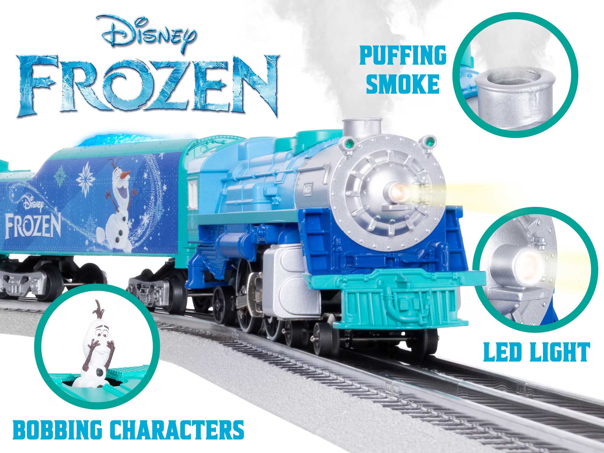 2423040 DISNEY'S FROZEN OLAF WINTER FREIGHT TRAIN SET-O