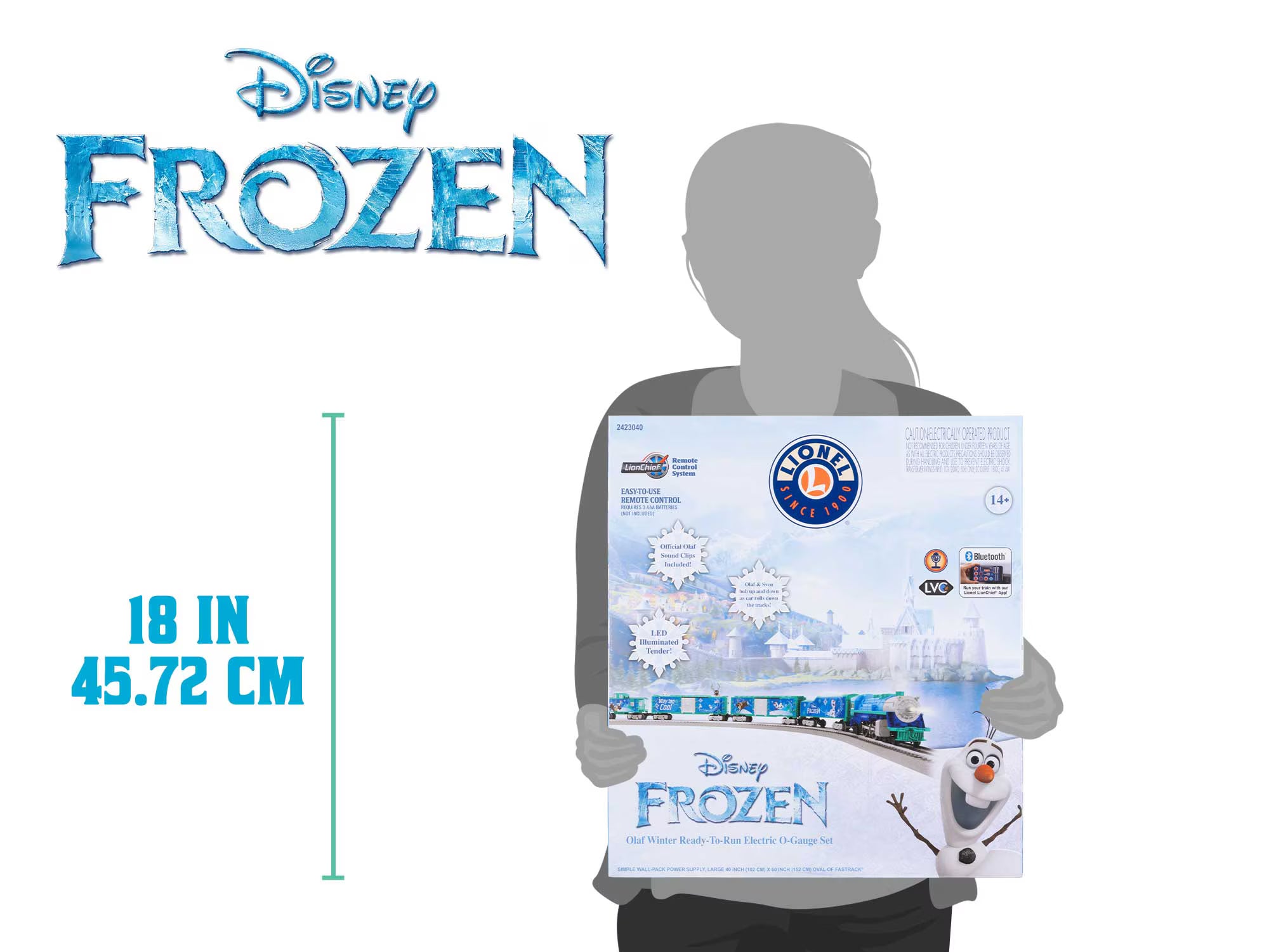 2423040 DISNEY'S FROZEN OLAF WINTER FREIGHT TRAIN SET-O