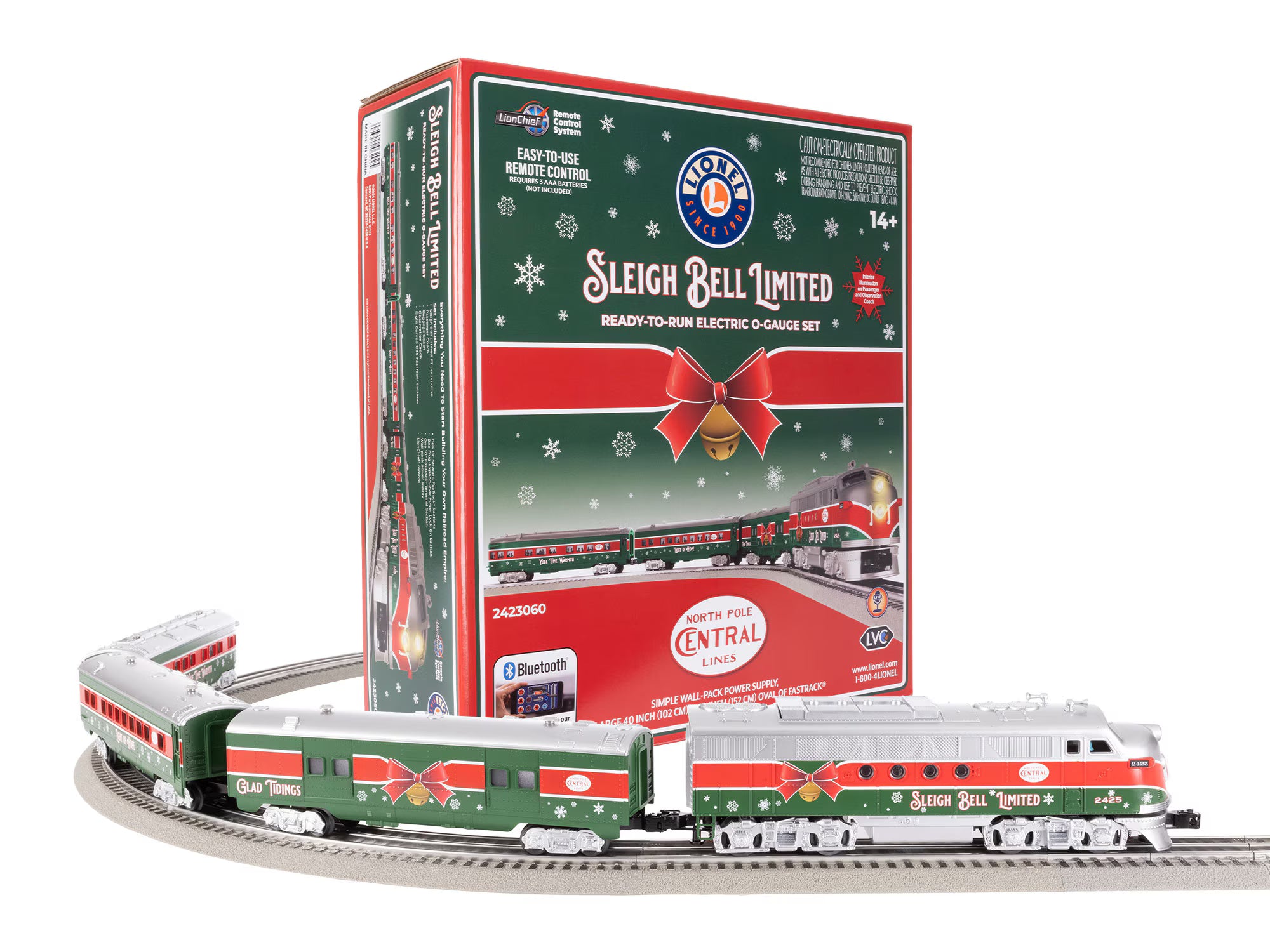 2423060 SLEIGH BELL LIMITED CHRISTMAS TRAIN SET-O