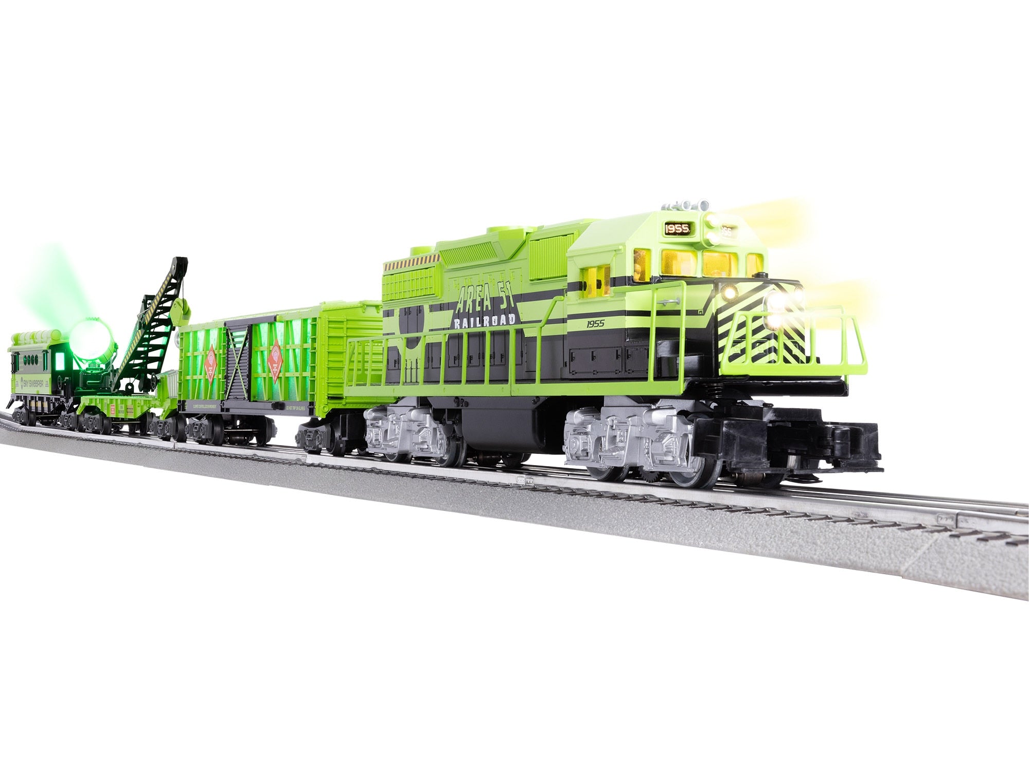 2523010 AREA 51 UFO RECOVERY TRAIN SET