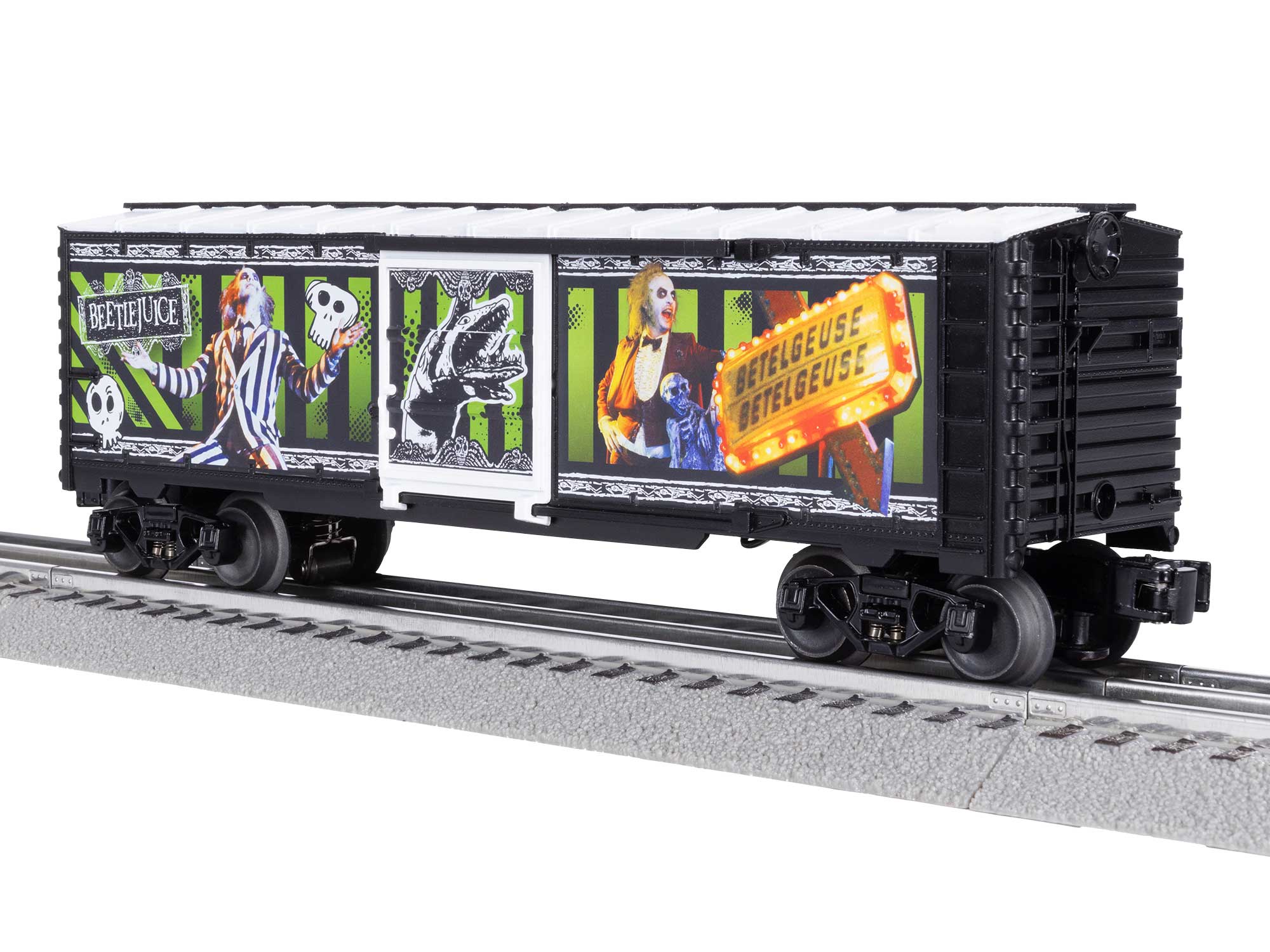 2528010 BEETLEJUICE 1988 ILLUMINATED BOXCAR-O