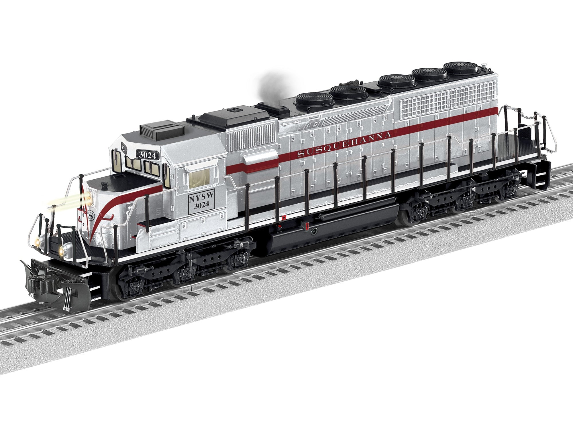 2533440 NEW YORK SUSQUEHANNA & WESTERN SD40-2 #3024 DIESEL LOCOMOTIVE-O