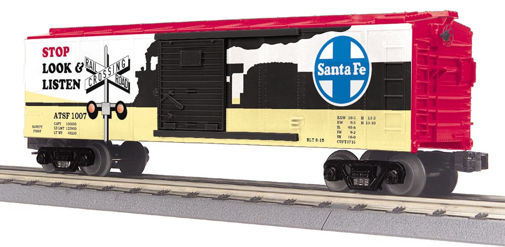 30-74829 ATSF CROSSING BOXCAR-O