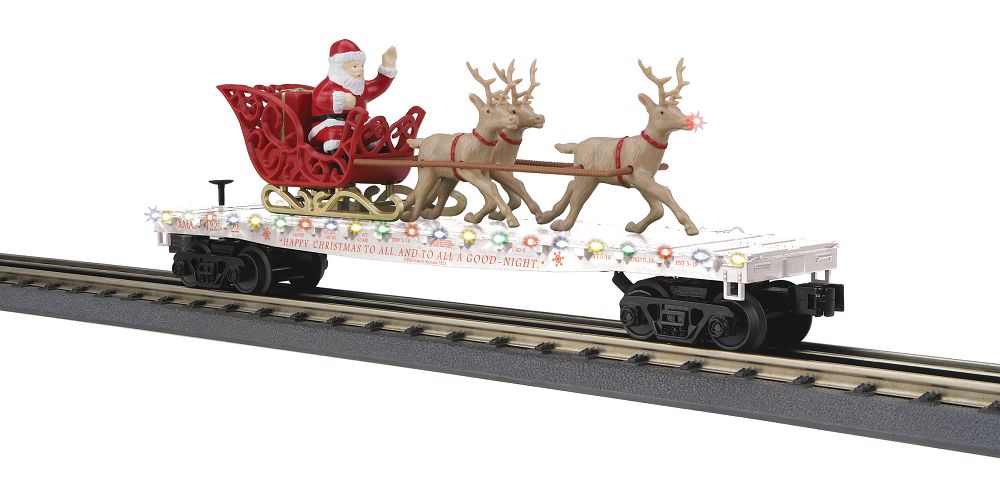 30-76862 SANTA'S SLEIGH FLATCAR-O