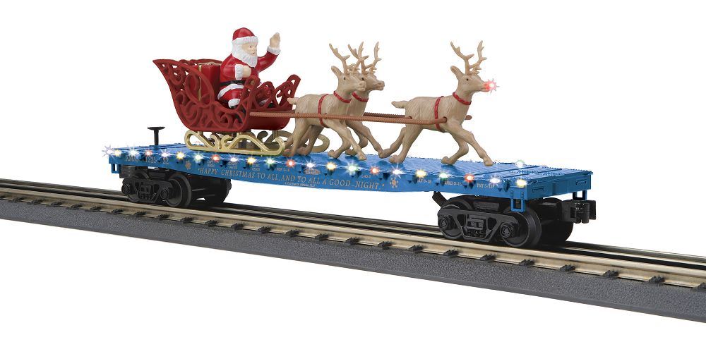 30-76863 SANTA'S SLEIGH FLATCAR-O