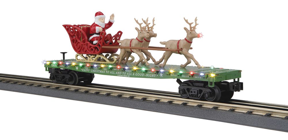 30-76918 SANTA'S SLEIGH FLATCAR-O