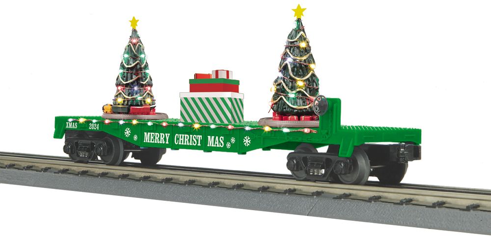 30-76923 CHRISTMAS TREE FLATCAR-O