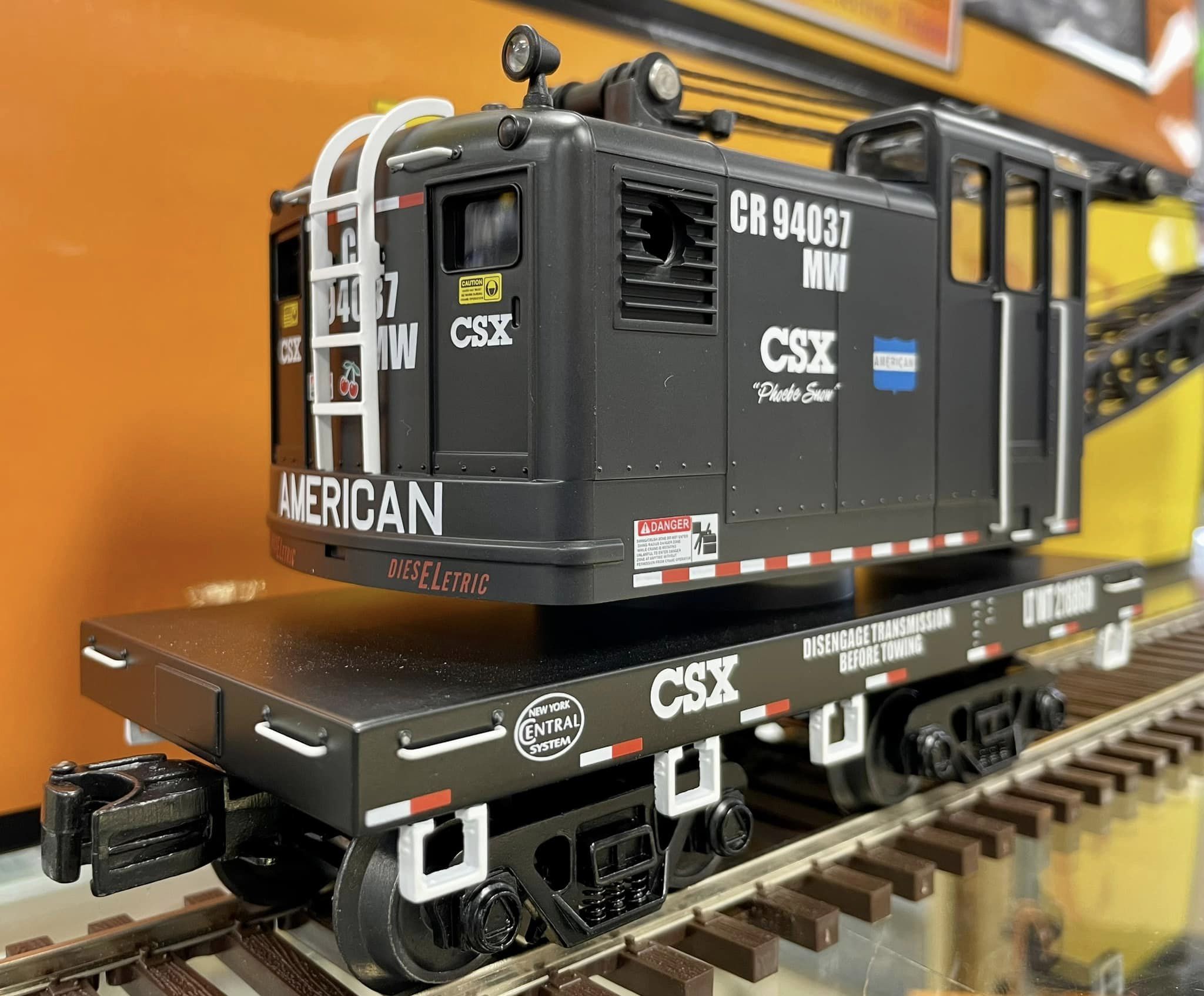 30-79668 CSX "HERITAGE" AMERICAN CRANE #CR94037-O