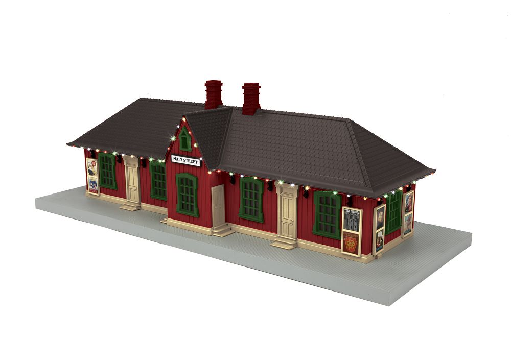 30-90641 CHRISTMAS TRAIN STATION-O