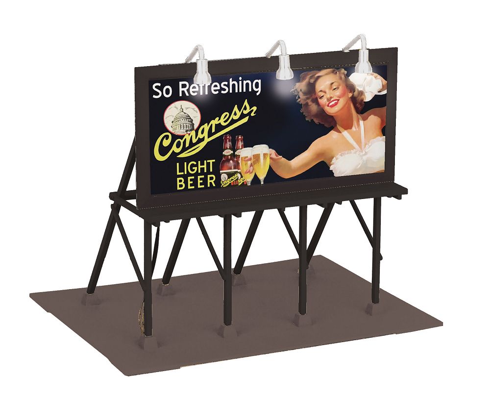 30-90709 HABERLE CONGRESS BEER BILLBOARD-O