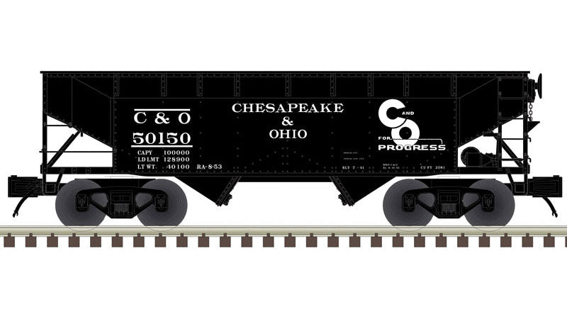3003150 CHESAPEAKE & OHIO 2-BAY OFFSET HOPPER-O