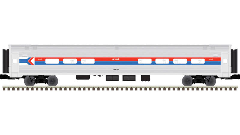 3004218 AMTRAK PHASE I AMFLEET PASSENGER 4-CAR SET 2-RAIL-O