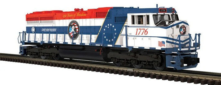 30138746 LAKE STATE RAILWAY "USA 250TH ANNIVERSARY" #1776 SD70M-O