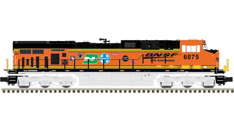 30138912 BNSF 25TH ANNIVERSARY ES44 #6075 2-RAIL-O