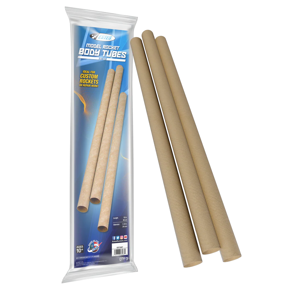 3086 BT-50 MODEL ROCKET BODY TUBES