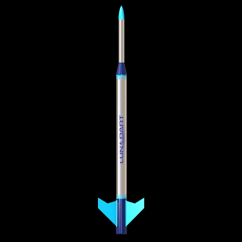 3236 LUNA DART FLYING MODEL ROCKET STARTER LAUNCH SET